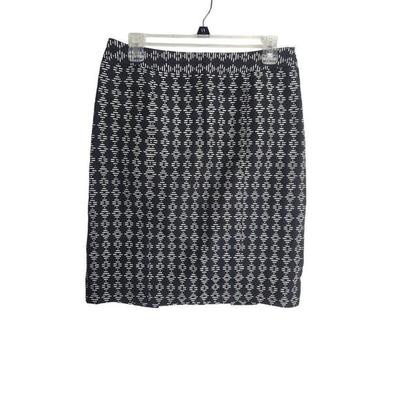 Etcetera Pencil Skirt sz 6 Aztec Geometric pattern Careerwear professional - Picture 1 of 9